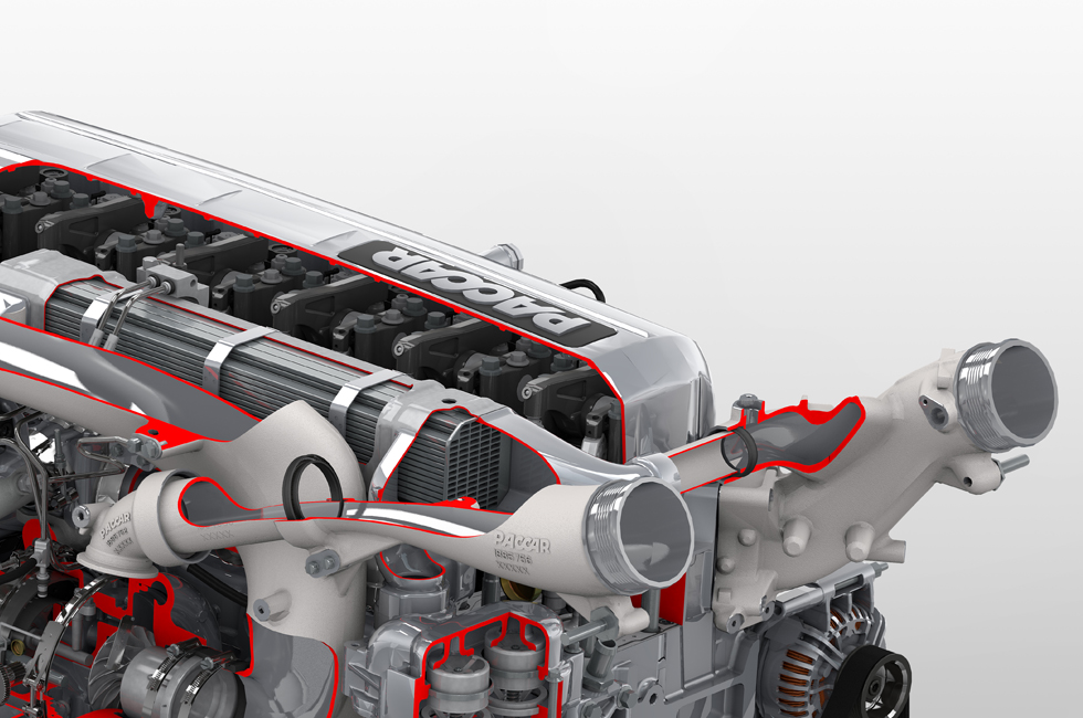 Novo  MX kočenje motorom je optimizirano.  Sada snaga kočenja iznosi 360 kW.  Najbolja vijest je ipak, da su tri četvrtine navedene snage dostupne i na nižim okretajima (od 1500 na niže). Za  unapređenje sekundarnog kočenja možete naručiti Intarder 3. Intarder 3 već na nižim okretajima ima snagu 500 kW, a rukovanje je poboljšano i mnogo uglađenije. Zbog većeg hladnjaka kamiona, možete se koristiti punom snagom kočenja duže vrijeme, bez opasnosti od pregrijavanja.